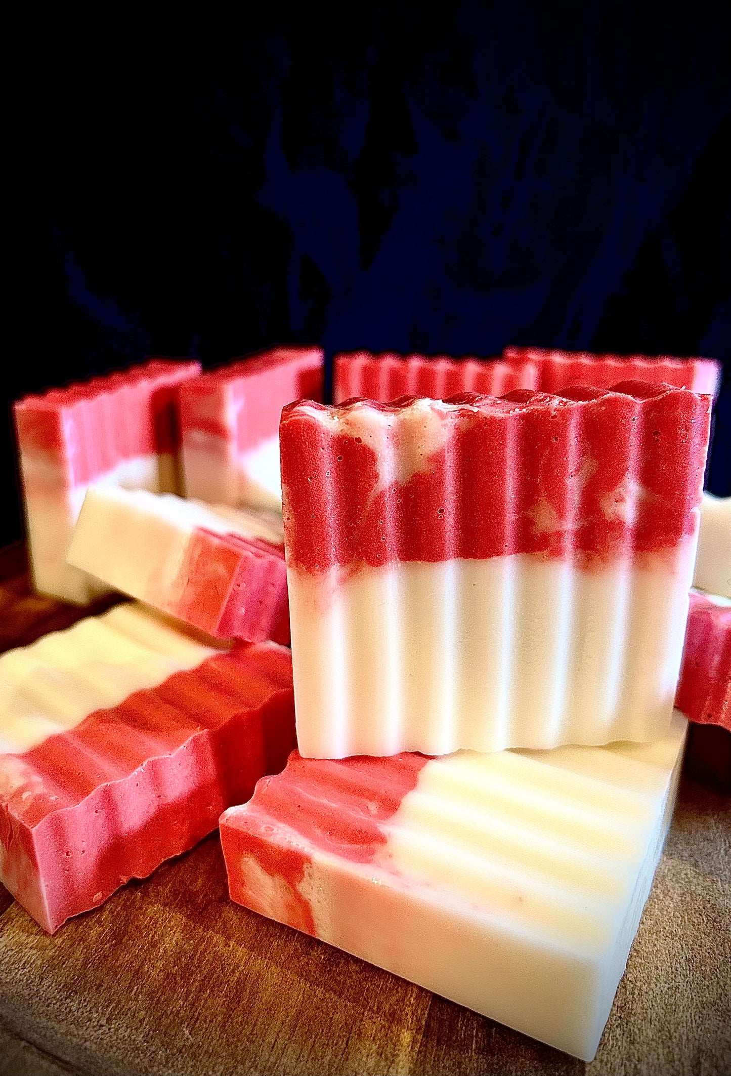 Peppermint Swirl Tallow+Shea 4oz Soap Bar