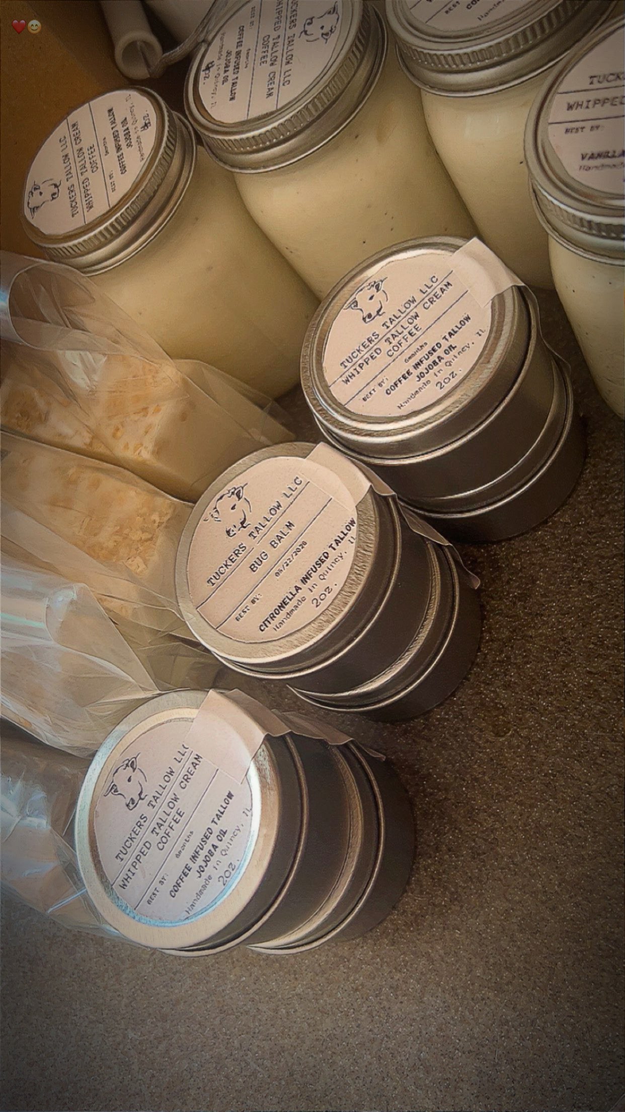 Vanilla Whipped Tallow Cream - 2oz