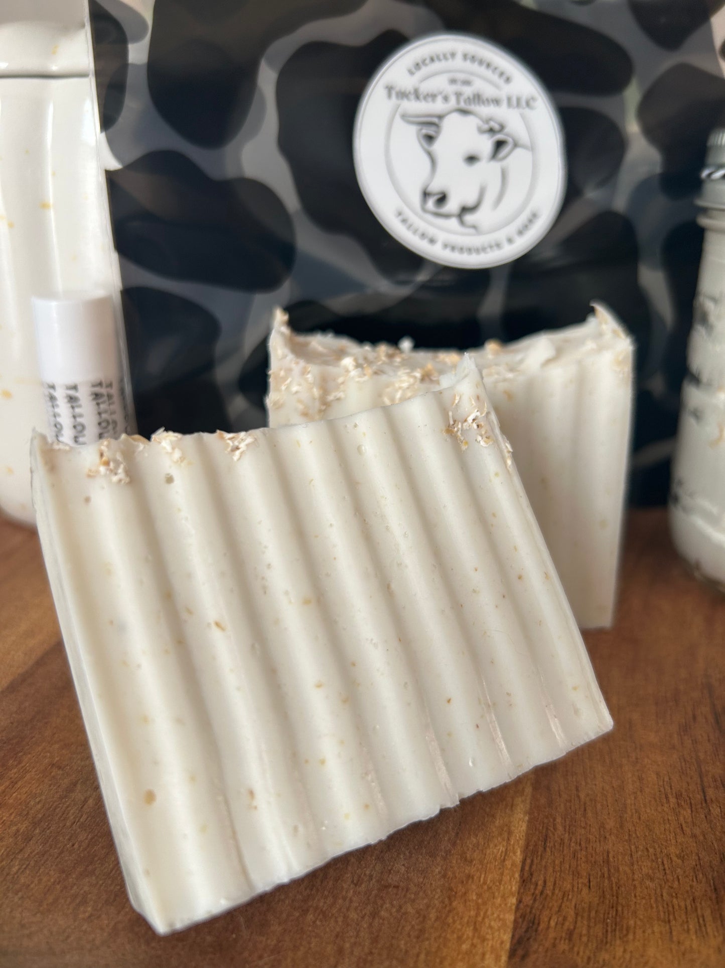 “Oatmeal Milk & Honey” Tallow+ Shea Butter Bar Soap 4oz