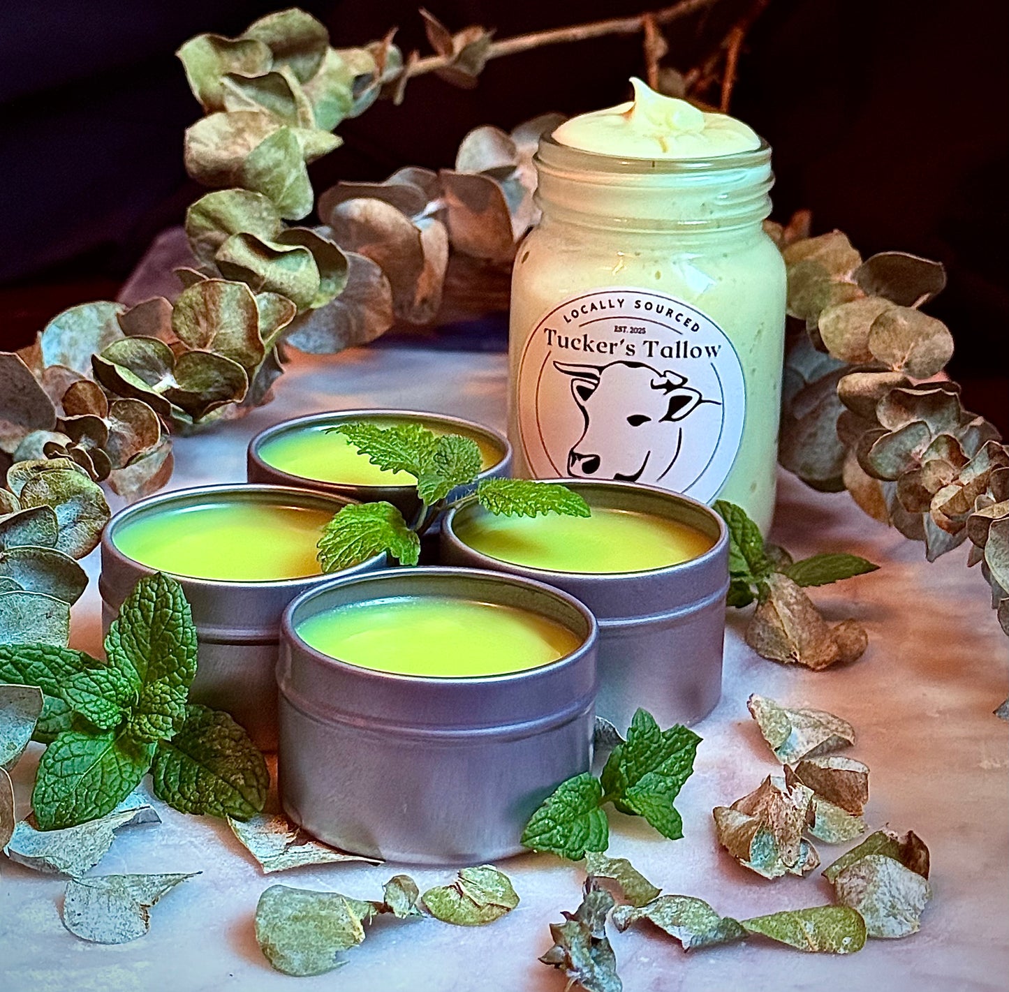 Eucalyptus & Herb Whipped Tallow Cream Pint