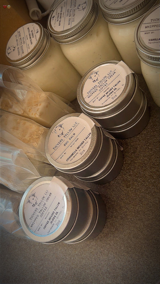 Coffee Whipped Tallow Cream-2oz