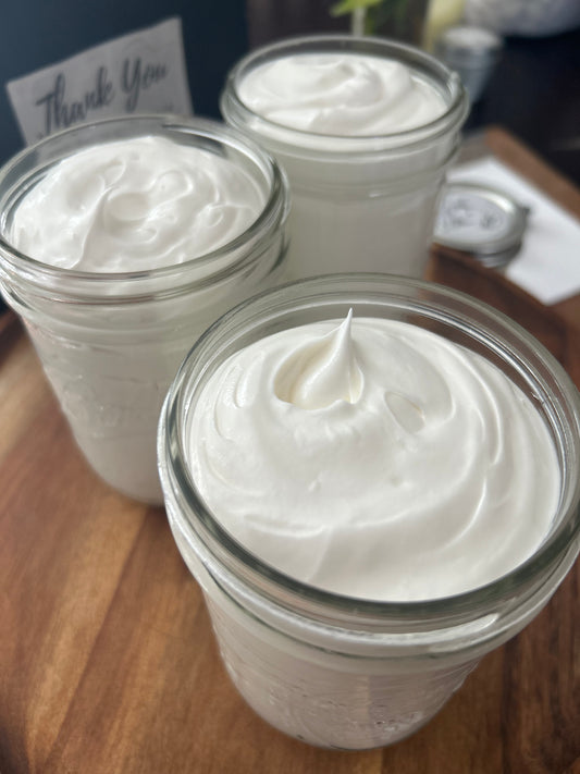 Unscented Whipped Tallow Cream-8oz