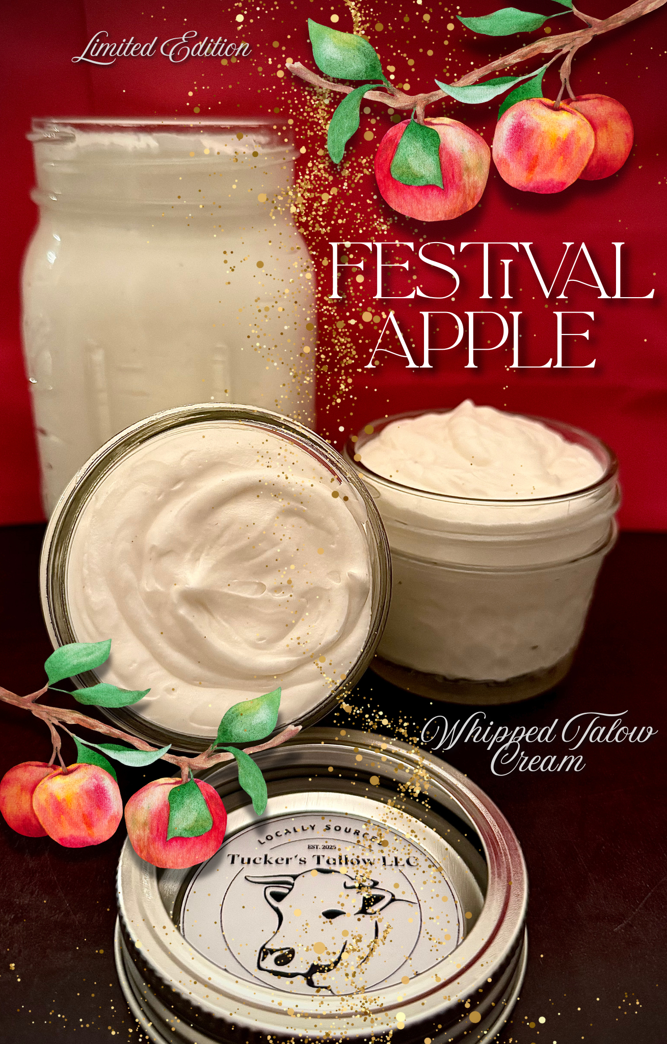 Festival Apple Whipped Tallow Cream 4oz