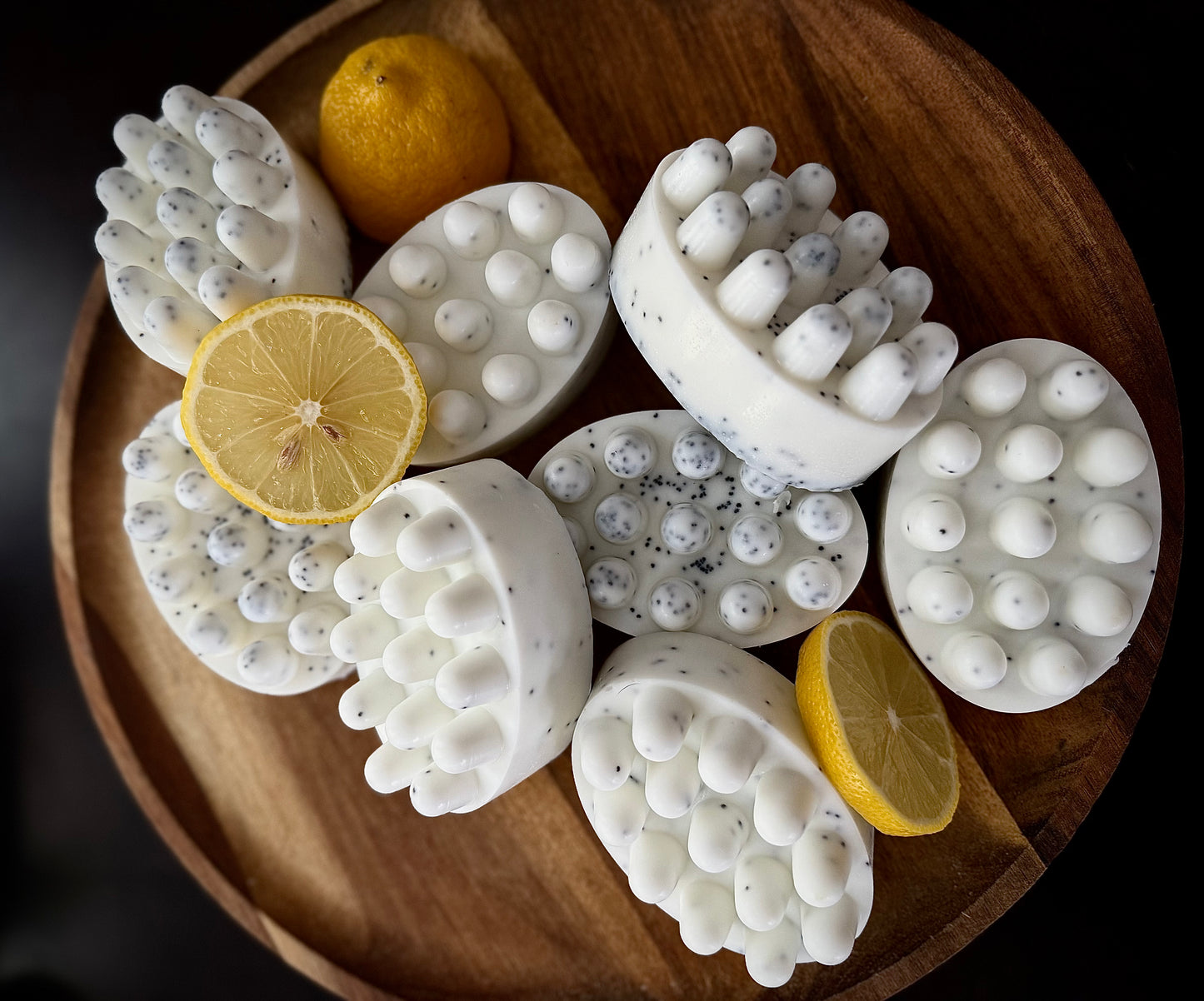 Lemon & Poppy Seed Tallow + Shea Butter Massage Bar
