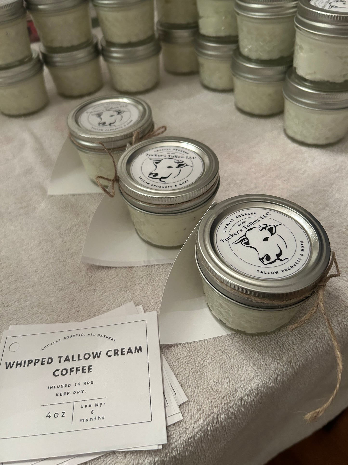 Coffee Whipped Tallow Cream -4oz
